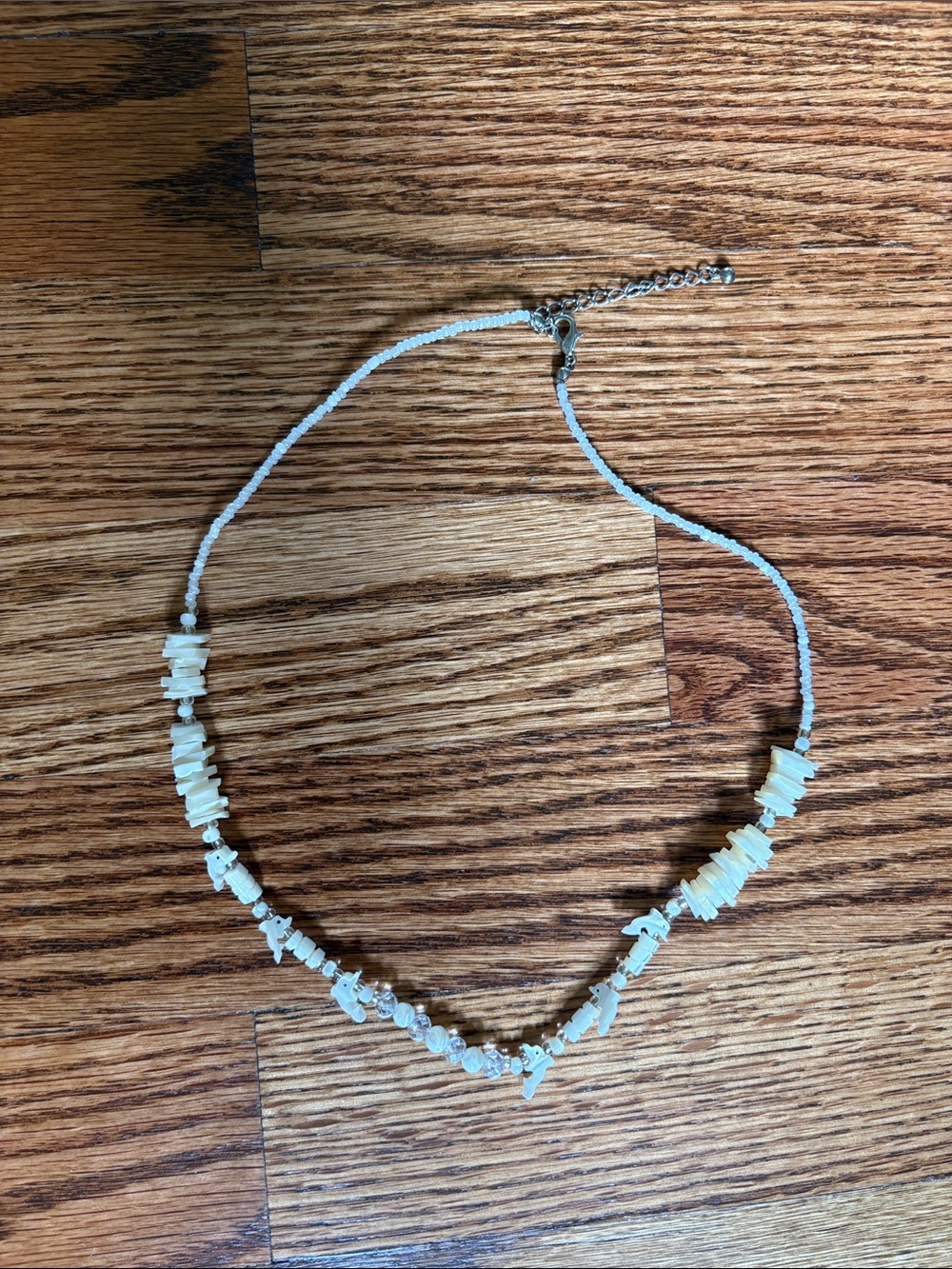 Handmade Beaded Coastal Necklace